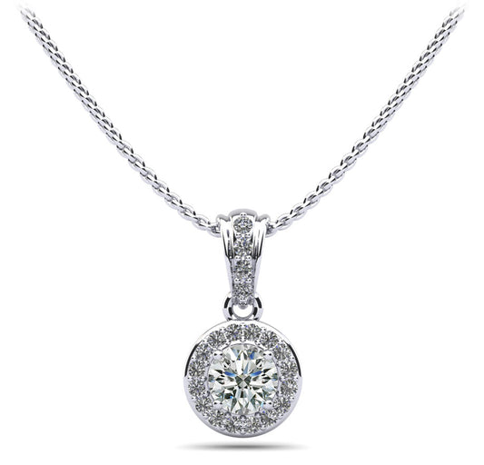 Heavenly Halo Drop Pendant