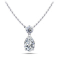 Load image into Gallery viewer, Round And Pear Diamond Pendant
