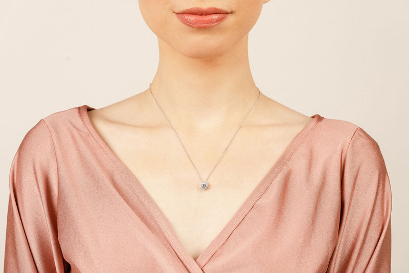 Surrounded By Sparkle Diamond Pendant