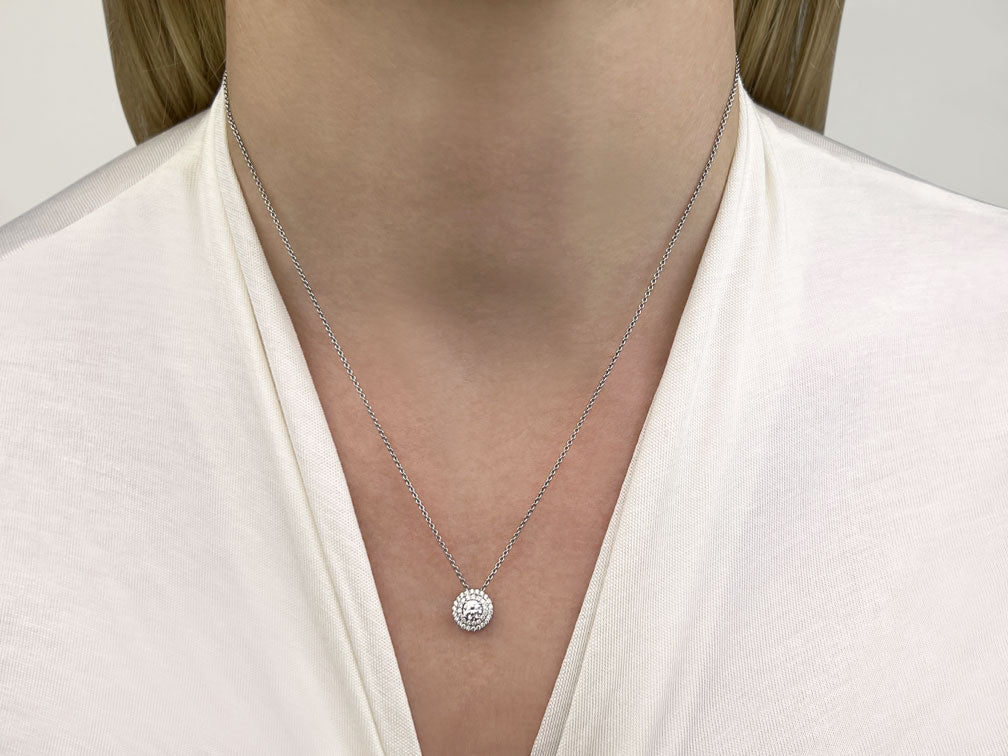 Surrounded By Sparkle Diamond Pendant