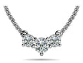 Load image into Gallery viewer, Three Stone Horizontal Diamond Pendant
