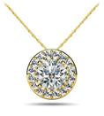 Load image into Gallery viewer, Surrounded With Love Diamond Pendant
