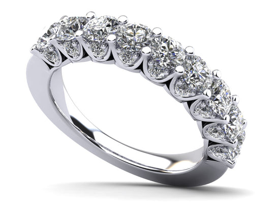 Sunbeam Diamond Anniversary Ring