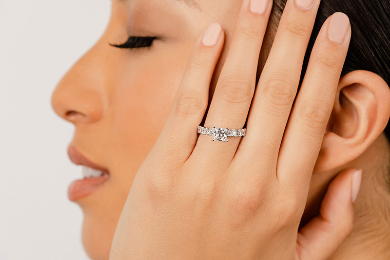 Princess Allure Engagement Ring