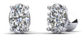 Load image into Gallery viewer, Oval Opulence Diamond Stud Earrings
