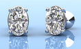 Load image into Gallery viewer, Oval Opulence Diamond Stud Earrings
