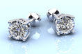 Load image into Gallery viewer, Diamond Crown Stud Earrings
