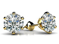 Load image into Gallery viewer, Classic Six Prong Diamond Stud Earrings
