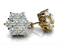 Load image into Gallery viewer, Perfect Petals Diamond Stud Earrings
