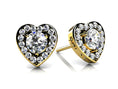 Load image into Gallery viewer, Diamond Heart Studs
