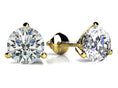 Load image into Gallery viewer, Classic Three Prong Diamond Studs
