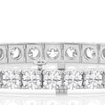 Load image into Gallery viewer, Lab Grown Diamond Tennis Bracelet in 14k White Gold
