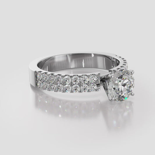 Sea Of Diamonds Engagement Ring