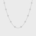 Load and play video in Gallery viewer, Lab Grown Diamonds by the Yard Necklace Set in 14k White Gold
