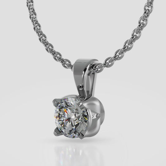 Enchanted Tulip Diamond Pendant