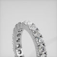 Load and play video in Gallery viewer, Everlasting Love Four Prong Diamond Eternity Ring
