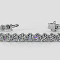 Load and play video in Gallery viewer, Ultimate Tennis Bracelet With Side Stones
