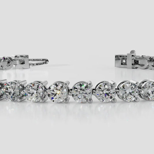 Timeless Three Prong Tennis Bracelet