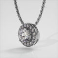 Load and play video in Gallery viewer, Surrounded With Love Diamond Pendant
