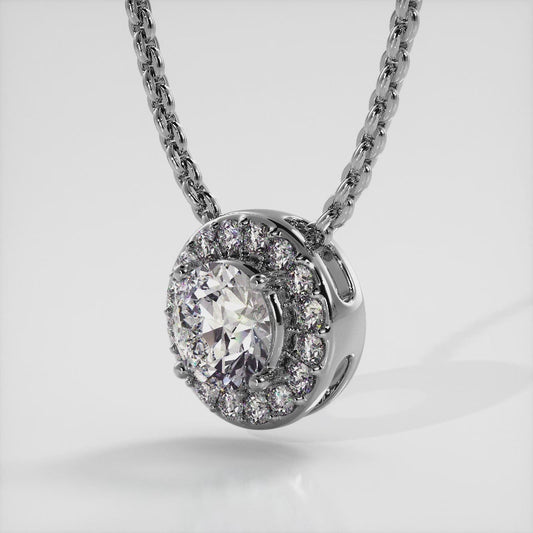 Surrounded With Love Diamond Pendant