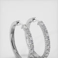 Load and play video in Gallery viewer, Must Have Diamond Hoop Earrings
