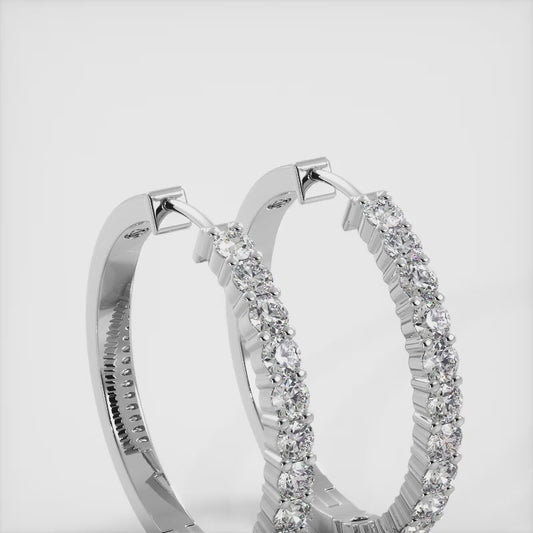 Must Have Diamond Hoop Earrings