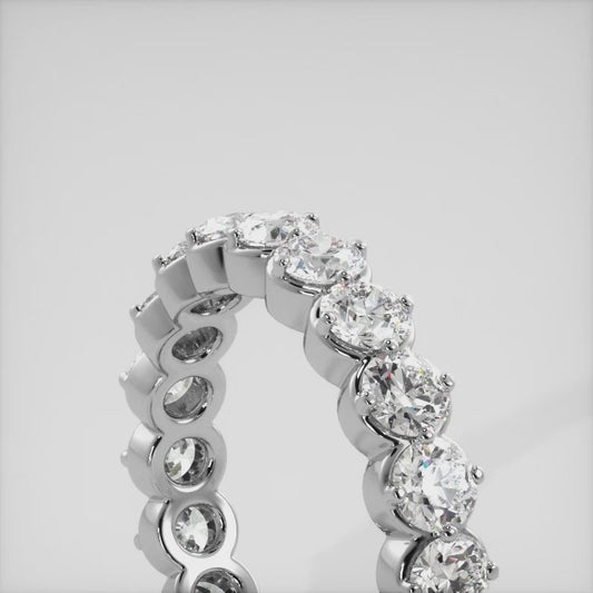 Uniquely Elegant Eternity Ring