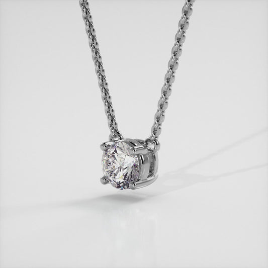 Simply Divine Diamond Solitaire Pendant