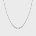 Load and play video in Gallery viewer, Lab Grown Diamond Rivera Necklace in 14k White Gold
