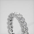 Load and play video in Gallery viewer, Milgrain Brilliant Cut Diamond Eternity Band
