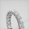 Load and play video in Gallery viewer, Princess Cut Diamonds Classic Eternity Ring
