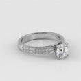 Load and play video in Gallery viewer, Splendid Romance Two Row Diamond Engagement Ring
