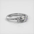 Load and play video in Gallery viewer, Brilliant Cut Round Diamond 3 Stone Ring
