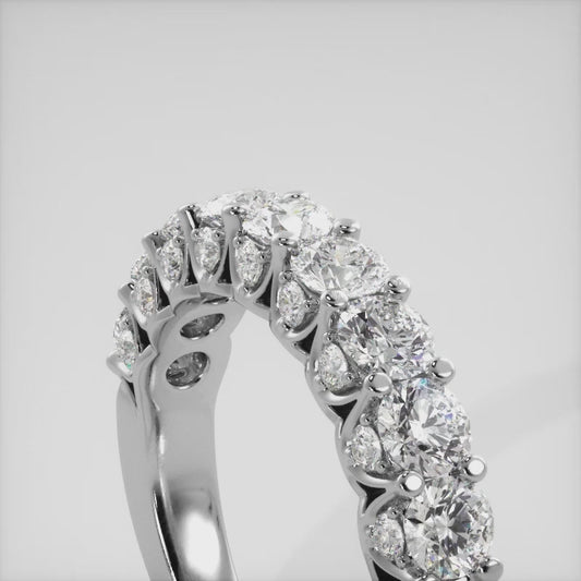 Sunbeam Diamond Anniversary Ring