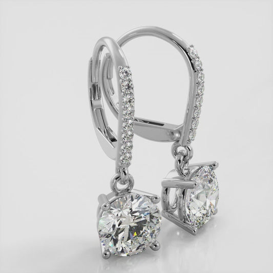Brilliance Diamond Drop Earrings