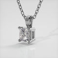 Load and play video in Gallery viewer, Perfect Princess Diamond Pendant
