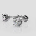 Load and play video in Gallery viewer, Stunning Tulip Diamond Stud Earrings
