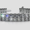 Load and play video in Gallery viewer, Timeless Two Row Diamond Tennis Bracelet
