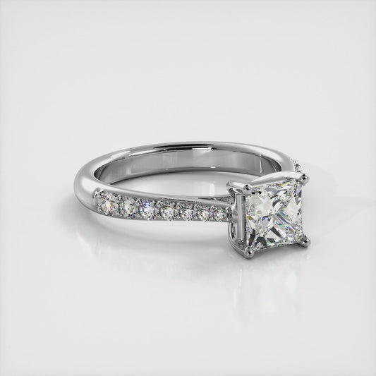 Timeless Princess Cut Engagement Ring