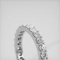 Load and play video in Gallery viewer, Shared Prong Diamond Eternity Band
