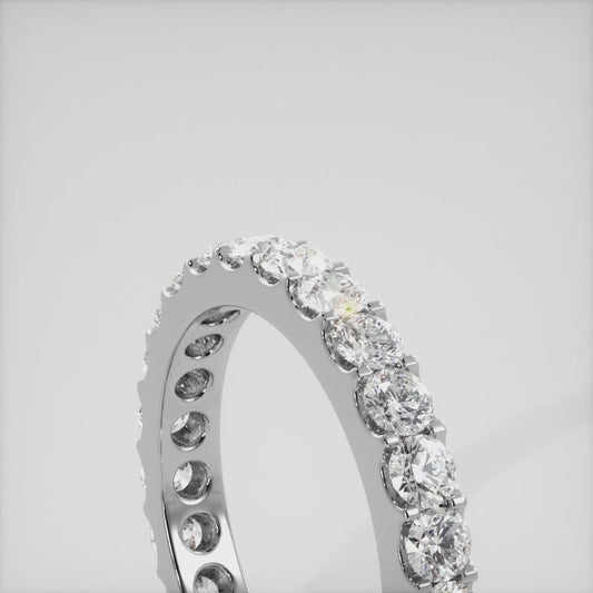 Shared Prong Diamond Eternity Band