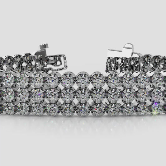 Triple Strand Diamond Bracelet