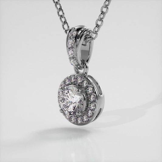 Heavenly Halo Drop Pendant