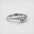 Load and play video in Gallery viewer, Modern Round Diamond Engagement Ring
