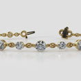 Load and play video in Gallery viewer, Alternating Diamond And Chain Link Bracelet
