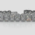 Load and play video in Gallery viewer, Halo Vintage Diamond Bracelet
