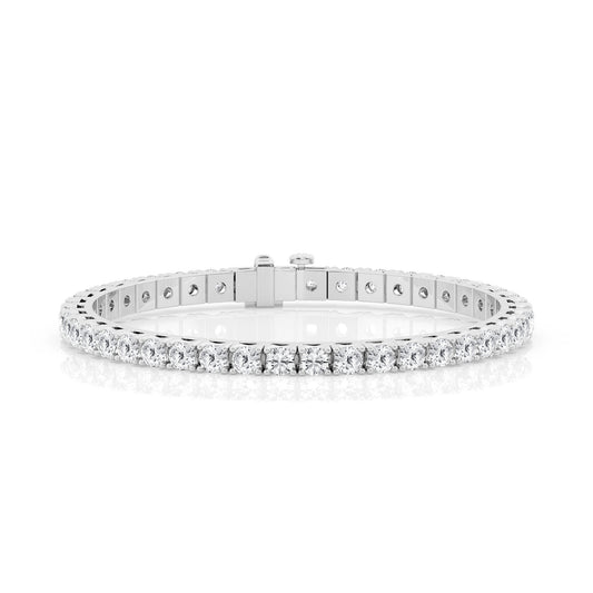 Lab Grown Diamond Tennis Bracelet in 14k White Gold
