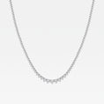 Load image into Gallery viewer, Lab Grown Diamond Rivera Necklace in 14k White Gold
