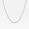 Load image into Gallery viewer, Lab Grown Diamond Rivera Necklace in 14k White Gold
